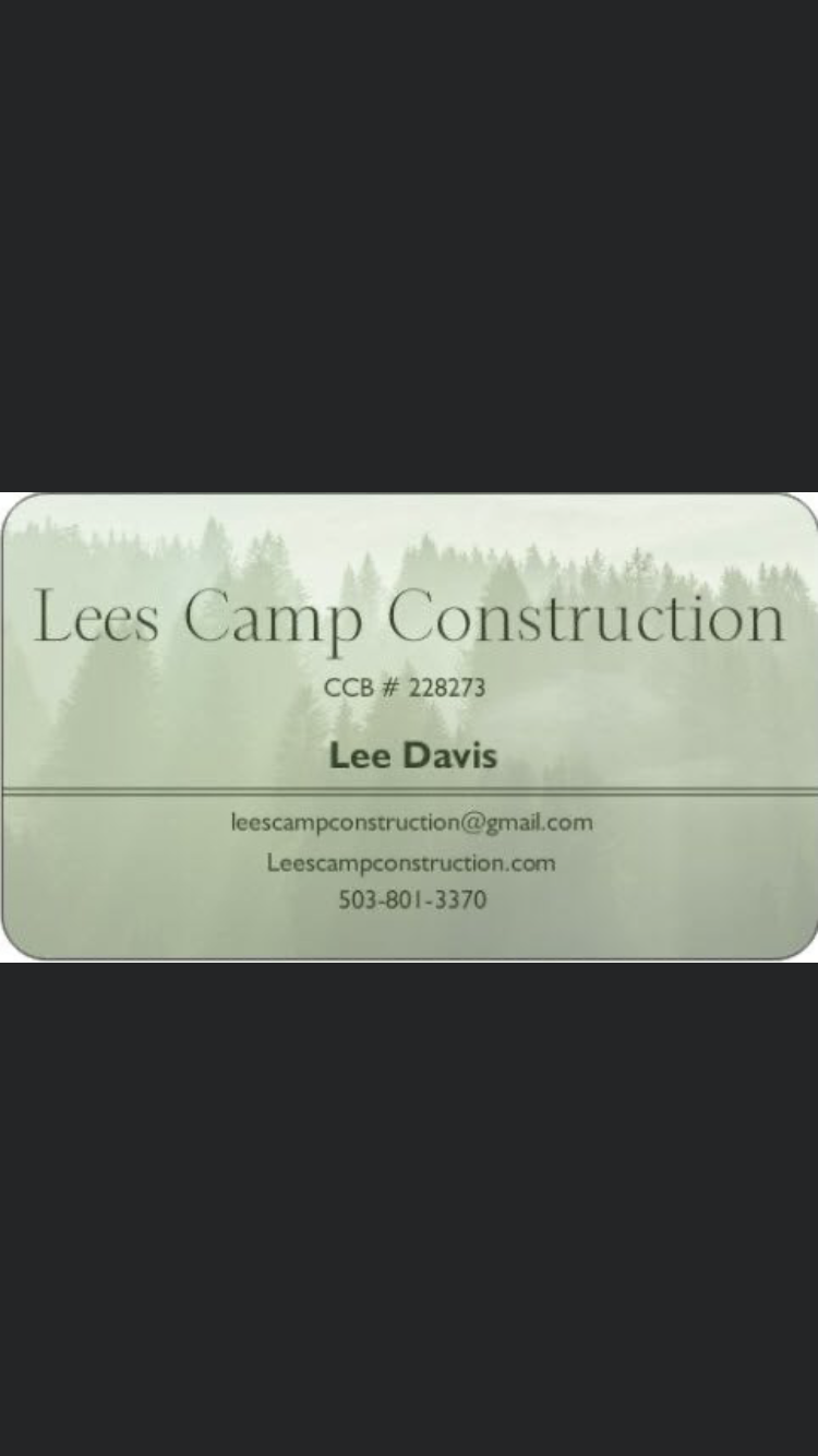 Lee’s Camp Construction